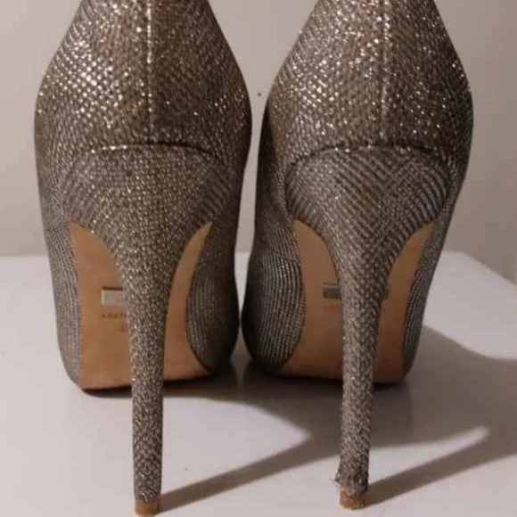 BADGLEY MISCHKA- SHIMMERY HIGH HEELS - Picture 3 of 4